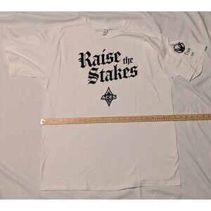 Las Vegas Aces "Raise the Stakes" White Graphic T-Shirt - Size XL